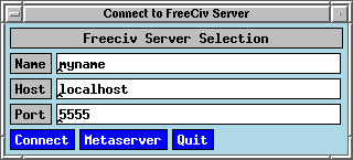 Freeciv Server Selection