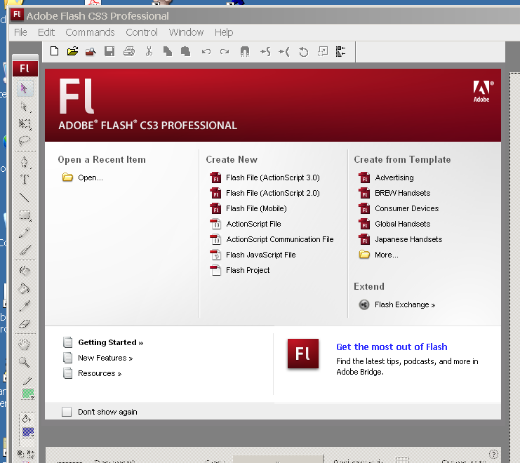 Adobe flash professional