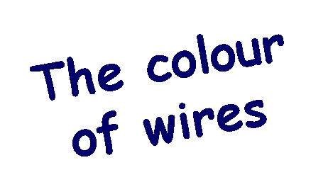 Zone de Texte: The colour of wires