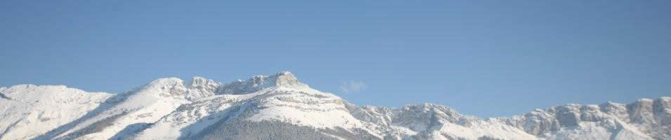 Picture of snowy alpine landscape