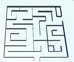 plan d'un labyrinthe